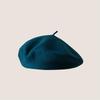 Vintage Wool French Beret for Women Solid Fashion Simple Casual Beret Solid Classic Breathable Soft Comfortable Hat for Fall Winter