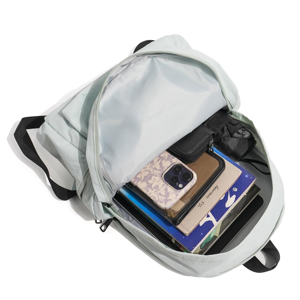 Zaino scolastico giapponese semplice tinta unita zaino leggero per pendolari grande capacità zaino scolastico per studenti casual versatile zaino da viaggio per esterni