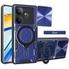 Para Realme GT6 GT 6T Neo 6 Neo6 SE Funda Protectora de Lente Deslizante para Teléfono Para Realme GT Neo6SE Armor Soporte Magnético Anillo Cubierta Trasera