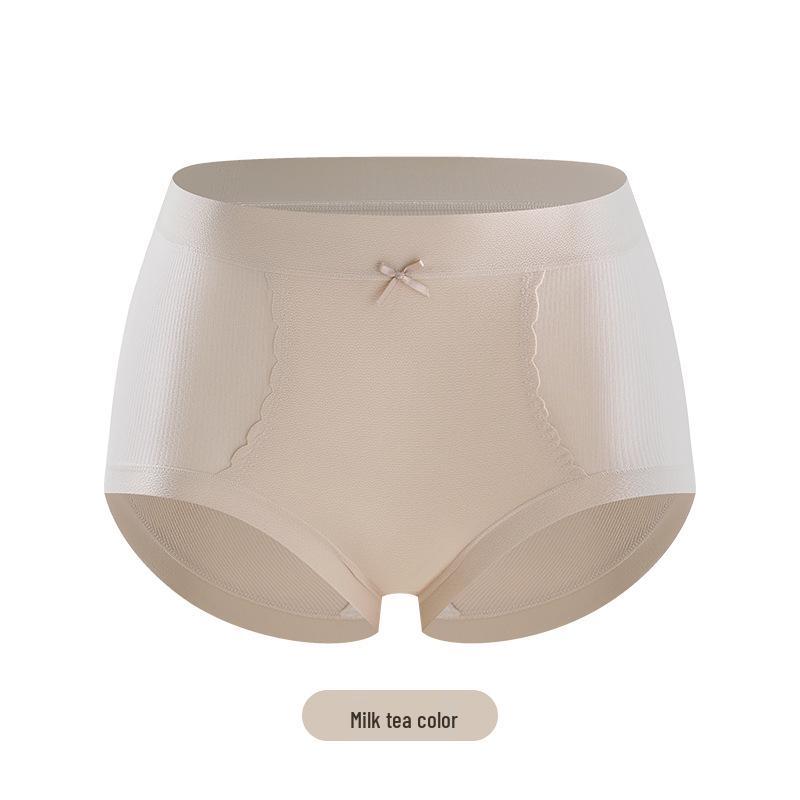 Customized High-Waisted Women's Modal Briefs with Antibacterial Lining
