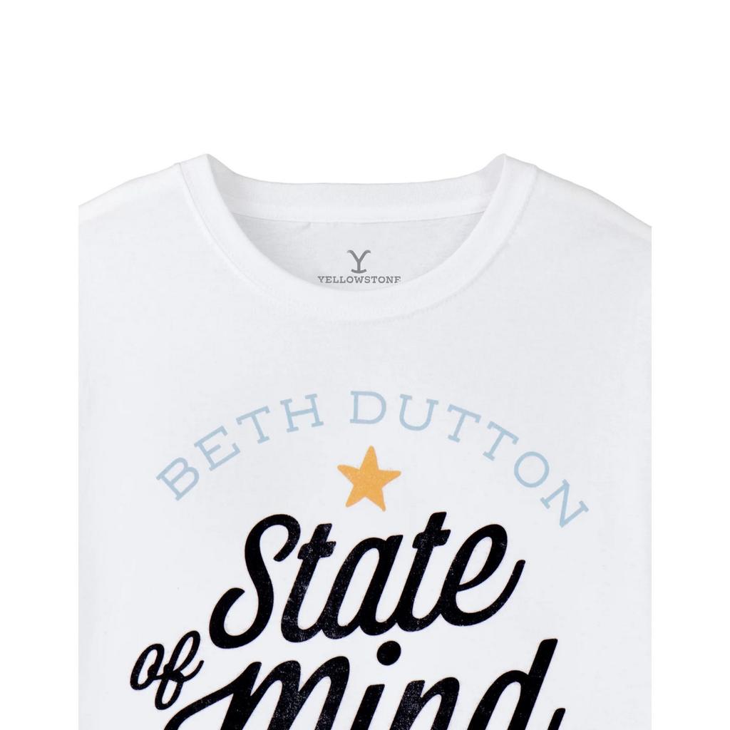 Yellowstone Damen/Damen Beth Dutton State Of Mind T-Shirt