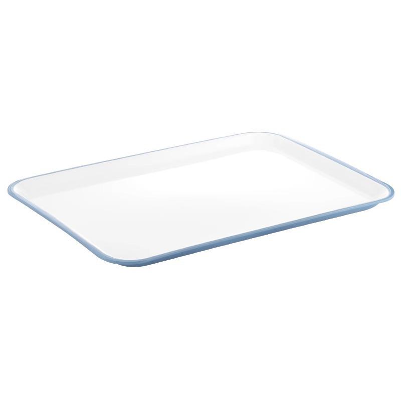 Kaibaiya Rectangular Melamine Tray: Versatile Plastic Tray for Appetizers, Tea, Meals, and Breads
