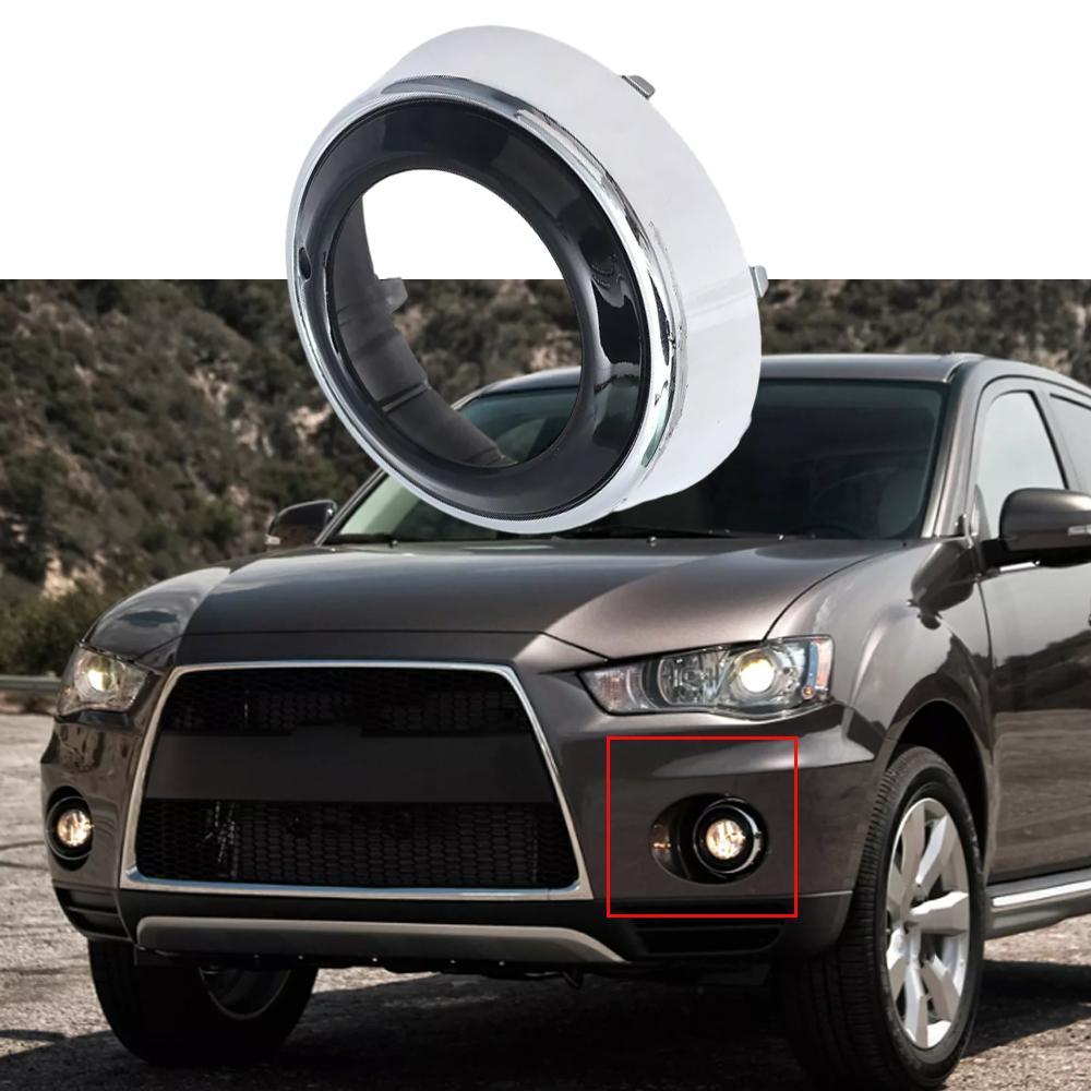 Для Mitsubishi Outlander 2010 2011 2012 Левая/Правая Решетка Накладка на Противотуманную Фару Автомобиля Рамка Противотуманной Фары Отверстие под Противотуманную Фару Аксессуары Left