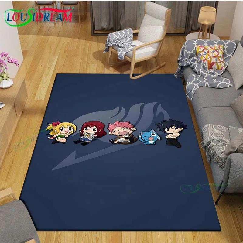 Fashion Popular Cartoon A-Fairy Tail Printed  Carpet Living Room Anti-Skid Area Rug Kids Bedroom Mats Yoga Mat Carpet Decor Gift