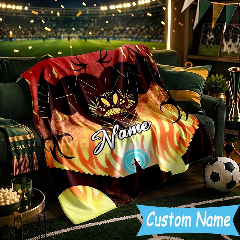 1PC Custom Name Middle-earth Adventure Map Throws Blanket Flannel Blankets for Couch Bed Gifts for Men Women Travel Picnic Christmas Fan Gifts
