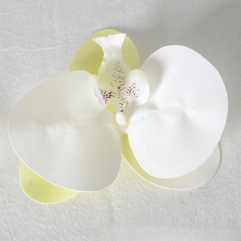 5pcs Simulated Film Butterfly Orchid Flower Head Petals Flower Accessories Headwear Hairclip Handmade Wedding Gift Decoration