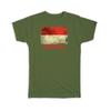 Gift T-Shirt : Indonesia Indonesian Flag South East Asia Country Pride Souvenir