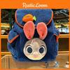Judy Rabbit Cute Carrot Decoration Plush Backpack With Design Drawstring