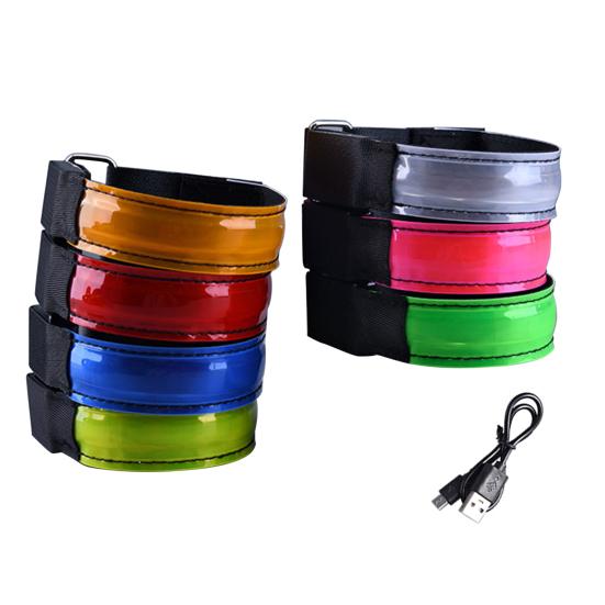Portable Glowing Armband Super Bright Wear Resistant Adjustable Tightness LED Armband for Running