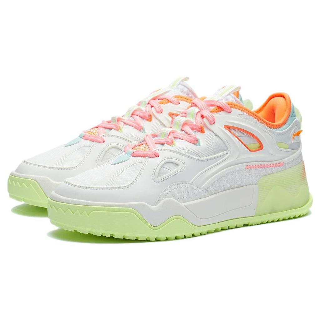 Li Ning Shining Stars FlashStar Textile, Synthetic Leather Abrasion Resistant Breathable Low top Skateboard Shoes Men's AGCR289-5