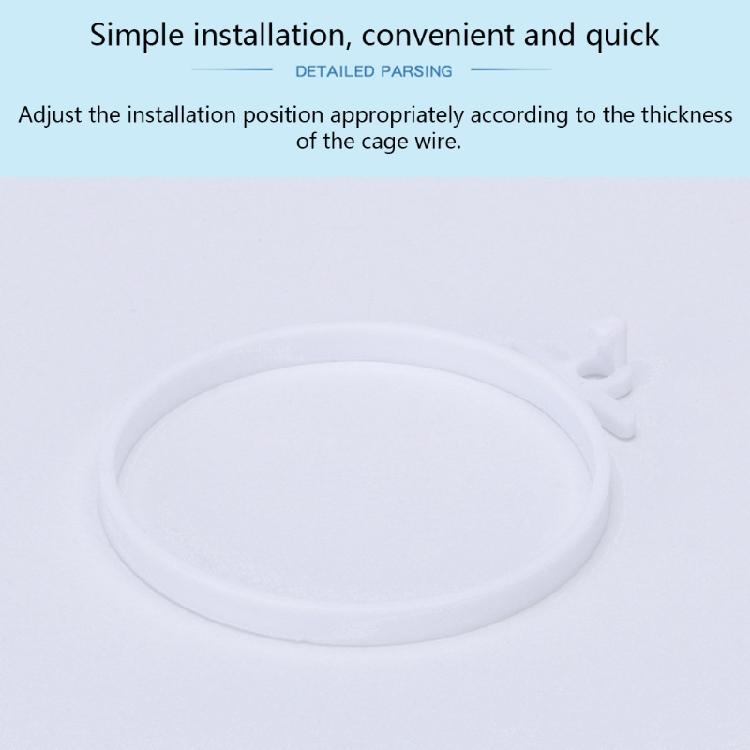 2 Pack Bird Water Dispenser for Cage Parakeet Feeder and Drinker Set for Parrot
