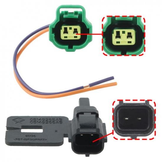 SU3122 Ambient Air Temp Sensor W/ Connector For 2014- Jeep Cherokee Wrangler