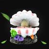 Artificial Resin Decoration Ornaments Pearl Shell Oxygen Pump Air Bubble Stone Fish Tank Aquarium Accessories