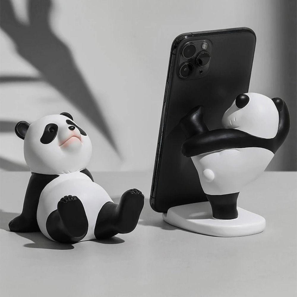 Bracket Stands Panda Mobile Phone Holder Plastic Mobile Phone Bracket  Office Decor