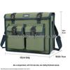Durable Multi-Functional Canvas Tool Bag for Carpenters and Electricians - Large Capacity, Thickened, Wear-Resistant, Old-Fashioned Design