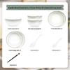 Hanyou Cloud Mist Gradient Ceramic Dinnerware Set