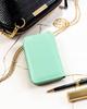 Women's Leather Wallet In Vertical Orientation with Snap Closure - Lorenti