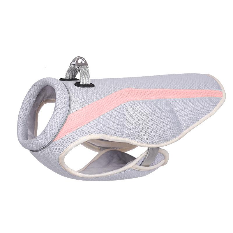 French Bulldog Dog Cooling Vest for Small Medium Dogs Summer Pet Clothes Harness Schnauzer Shiba Inu Jacket Mascotas Clothing