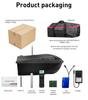 GPS Fishing Bait Boat LOKEEVAN D50B 590 Brushed Motor Dual 15600mAh Battery 2kg Load 500M Remote Control Night Light