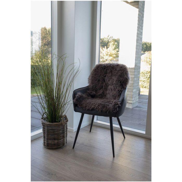 Lammfell - HOUSE NORDIC - Braun - 50x85 cm - Echtes Fell - Landhausstil