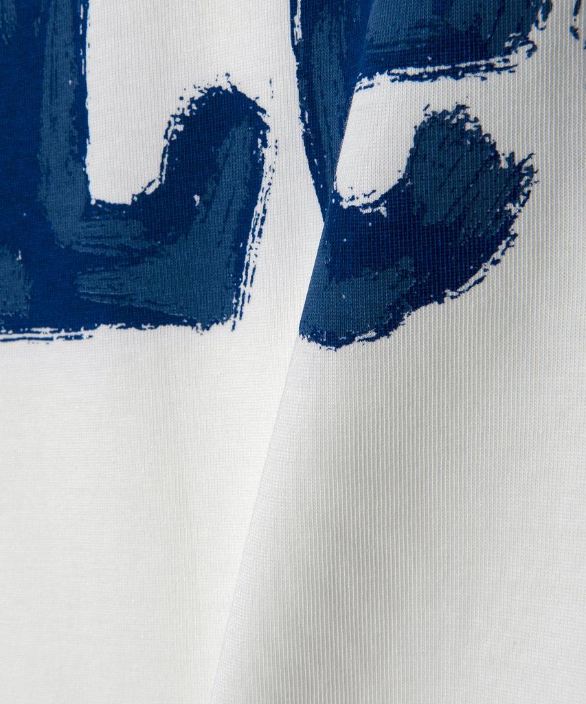 LEE Brush Painting Logo Short Sleeve T-Shirt White