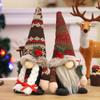 Neue Weihnachtsstrickmütze mit Kiefernzweig und Rudolph-Ornament - Festliches Partygeschenk Spielzeug