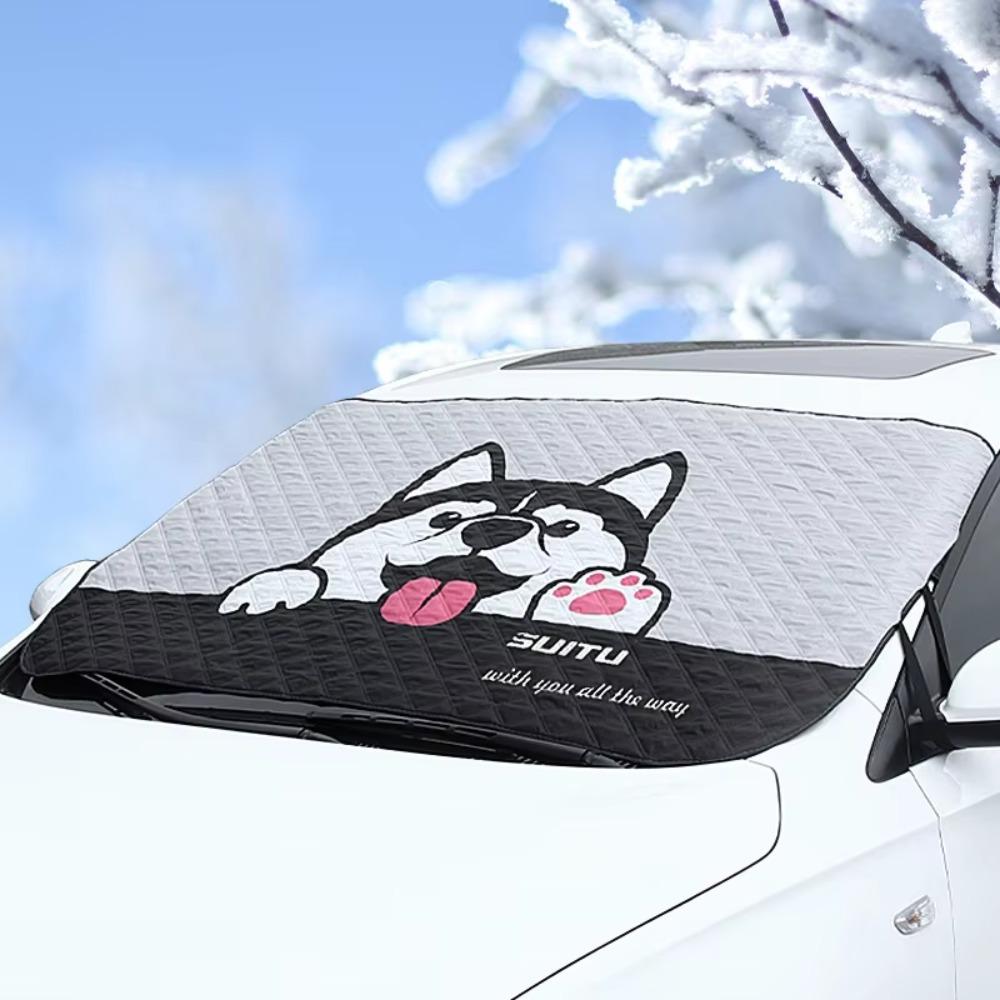 Cartoon Front Window Frost Blanket Anti-frost Car Accessories New Heat-insulating Cover Frost
