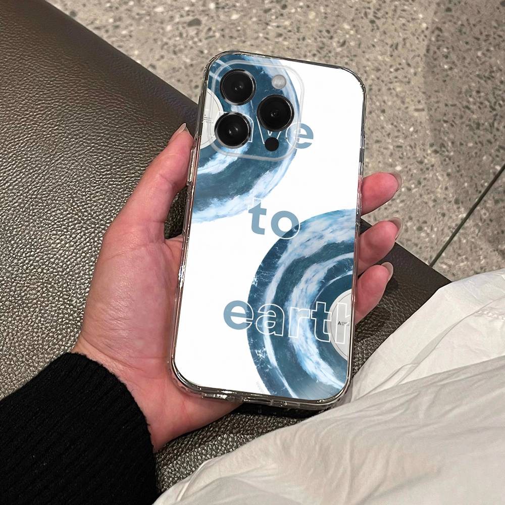 Wave To Earth Summer Flows Phone Case For iPhone 17,16,15,14,13,12,11,Pro,XS,Max,XR,Plus Transport Shockproof Soft Cover