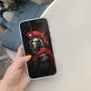 CJ96 Spartan Warrior Soft Shell Transparent Phone Case for Motorola Moto G7 G8 G9 G84 G85 G73 G24 G15 Z2 Play Power Plus