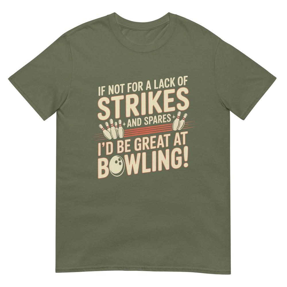 Bowling Enthusiasts Humor Strikes And Spares Tee Tshirt
