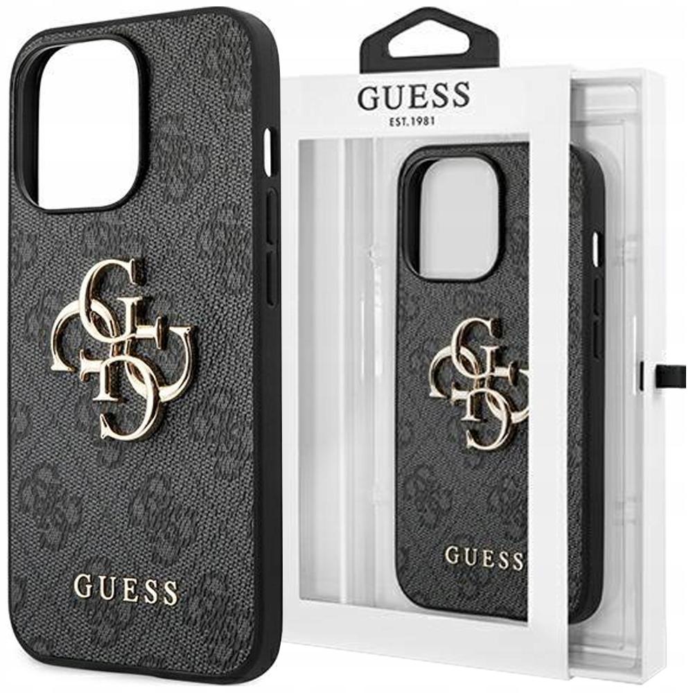 Guess Guhcn614Gmggr Iphone 11 6,1/ Xr Szary/Grey Hardcase 4G Big Metal Logo
