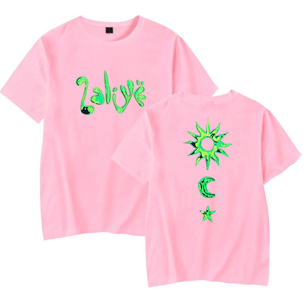 T-shirt Rapper Yeat Merchandising Tour Alive Moda Casual Unisex Manica Corta Streetwear