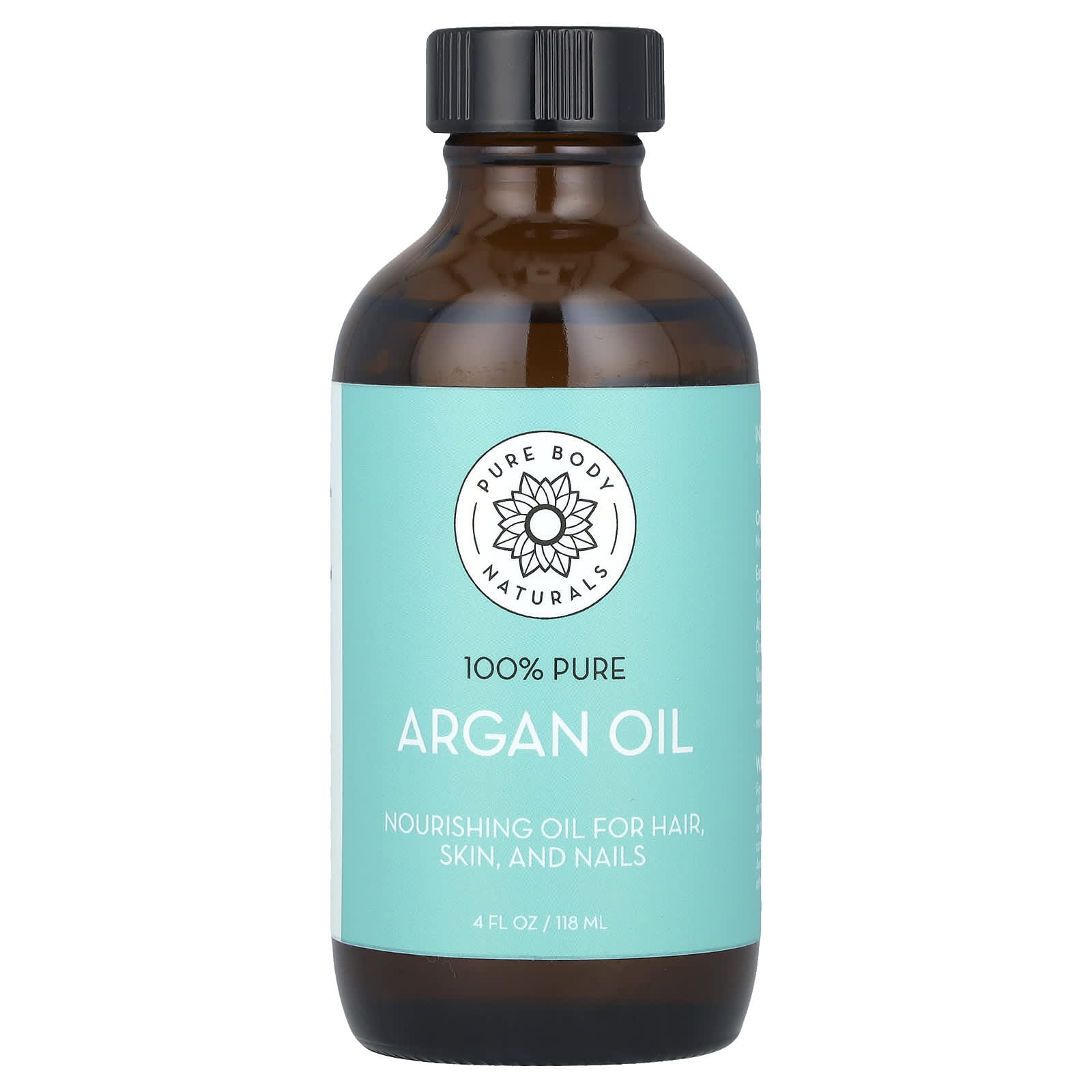 

Pure Body Naturals, Аргановое масло, 4 жидких унции (118 мл)