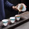 200ml Ceramic Fair Cup Pastoral Style Lotus Hand-painted Tea Sea Tea Divider