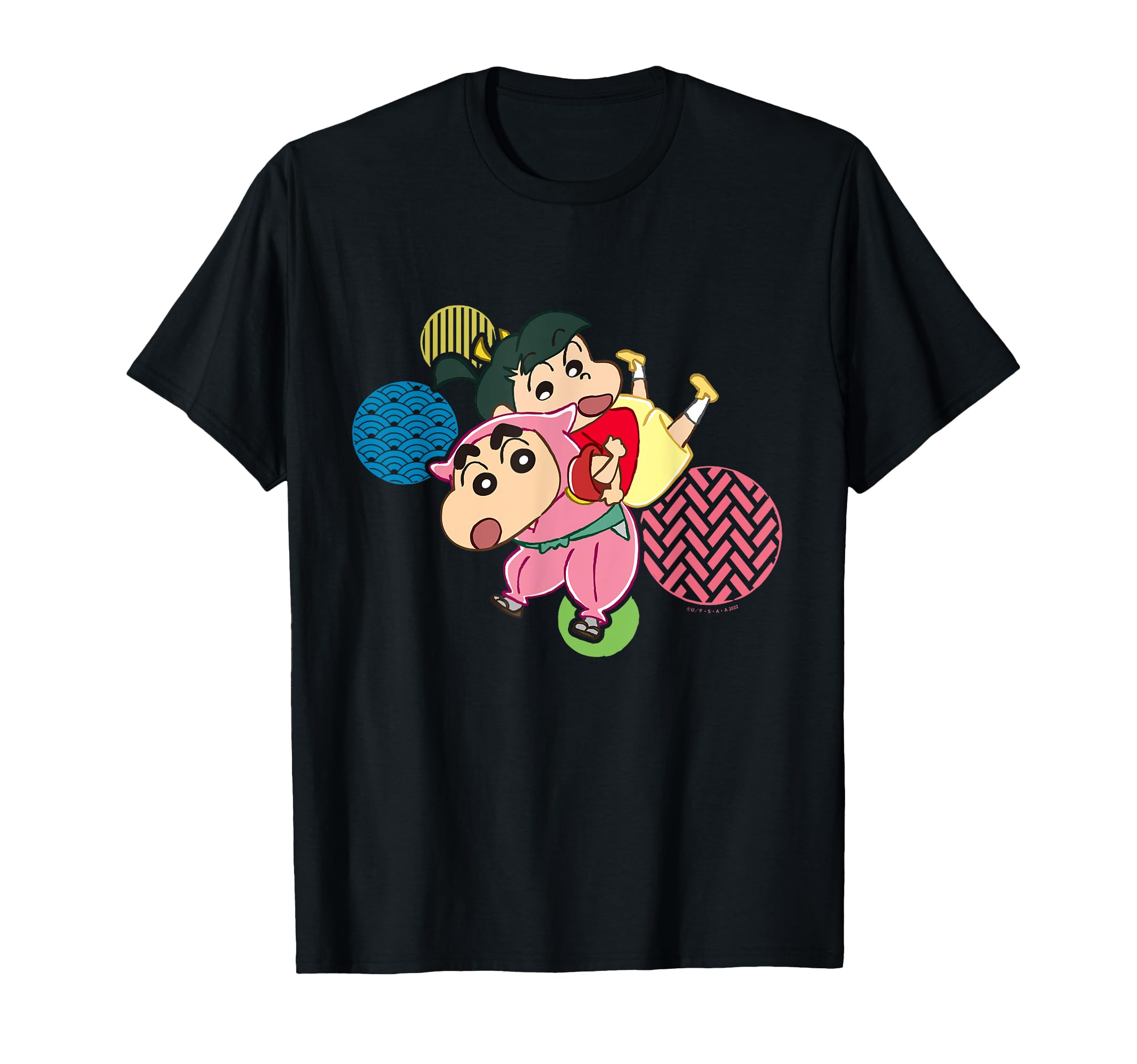 

Crayon Mononoke Ninja Chinpuden and Chinzo [Movie] Shin-chan Shin-chan T-shirt чёрный