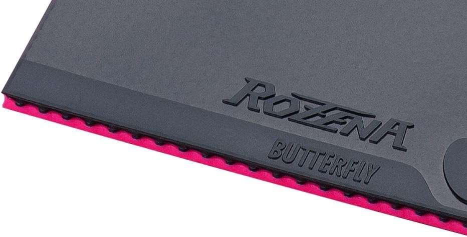 Table Tennis Rubber Rozena 06020 Black Medium