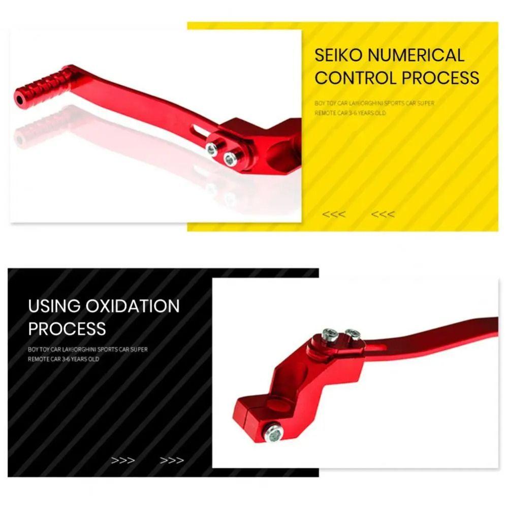 Verschleißfester Gangschalthebel Ersatz Rostfreies Fußrasten Pedal Schalthebel Motorrad Bikes