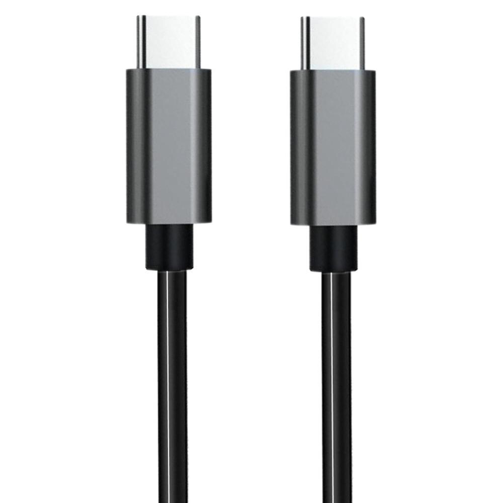 Metal Shell USB-C to C Spring Charging Cable for iPhone 15 Pro Max/15 Plus