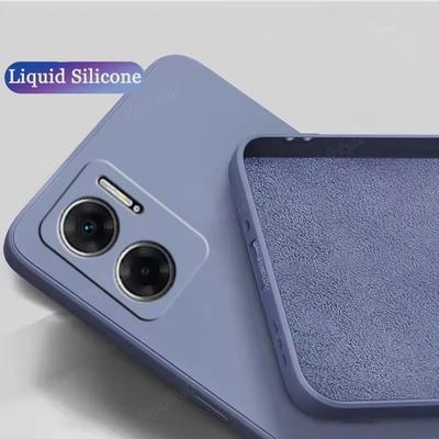 Dla Redmi 10 5G Etui Pokrowiec Xiaomi Redmi 10 5G Capas Zderzak Odporne na Wstrząsy Silikonowe Płynne Tył TPU Miękkie Etui Dla Redmi 10 5G Fundas