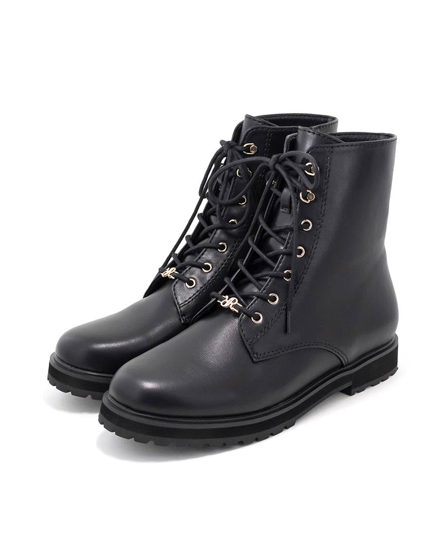 

Randa Monogram Part KC34226 2-Way Lace-Up Boots, Black, чёрный