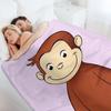 monkey curious george Throw Blanket Single Sofa Quilt Vintage Sofas Blankets