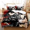 Kagurabachi Manga 3D Bedding Set Duvet Cover + 2 Pillowcases Polyester Bed Linen Multiple Sizes For Fans Bedroom Home Decor Gift