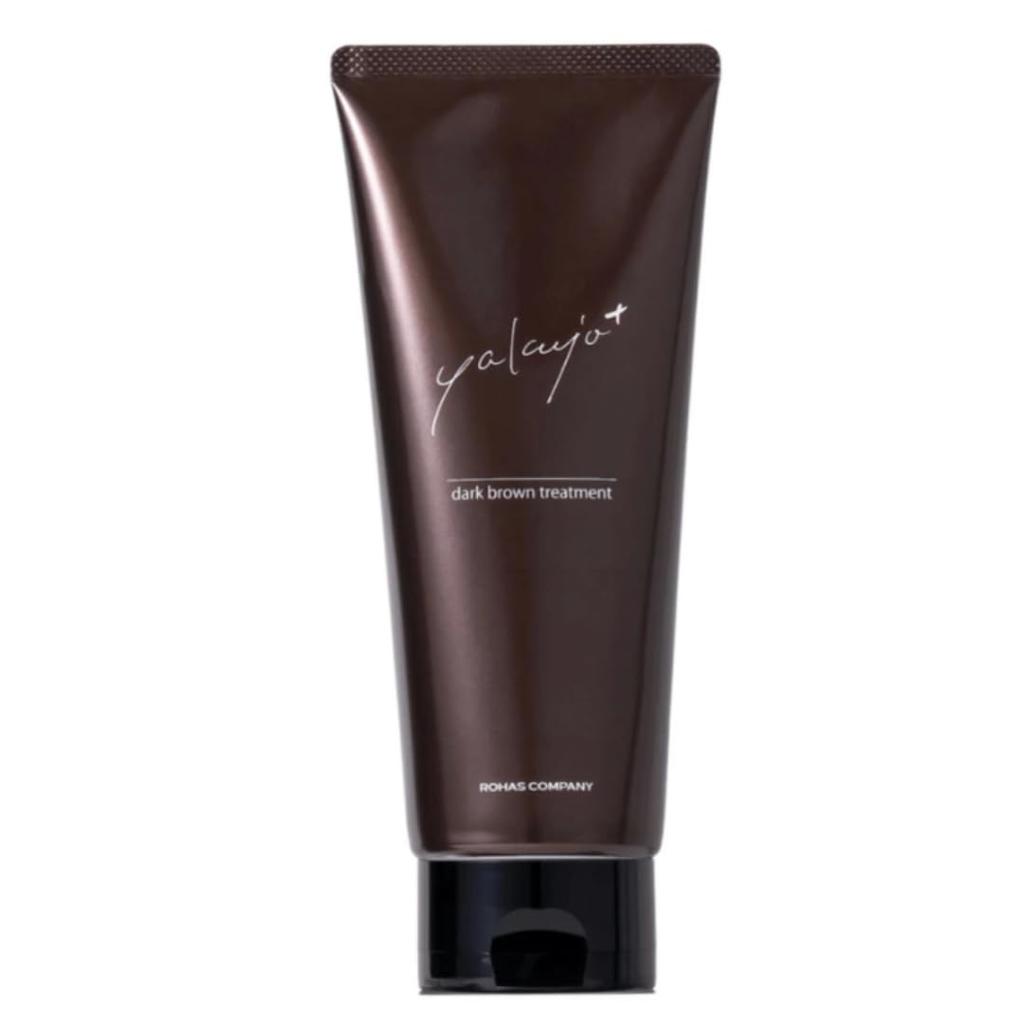 Yakujo Plus Color Dark 200g with gloves Gray Hair Care Color Care yakujo Treatment, Brown, (1 bottle) included. Treatment. Yakujo+