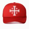 Jerusalem Cross Religion Unisex Retro Baseball Cap Franziskaner Holyland Christian Creativity Gift Casquette Hat