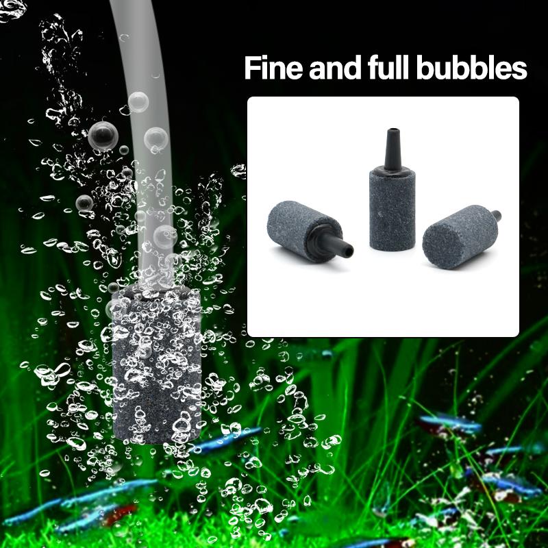 1/3 Stück Aquarium Luftstein Mineralische Blasenfreisetzstein Fischtank Sauerstoffdiffusor Luftpumpenzubehör