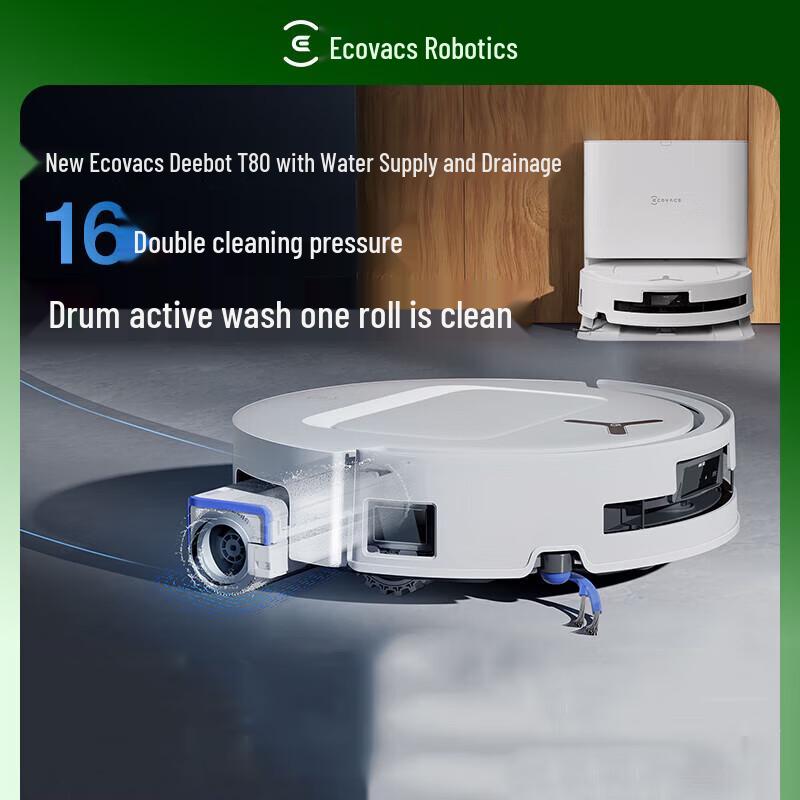 ECOVACS T80 Smart Robot Vacuum & Floor Washer