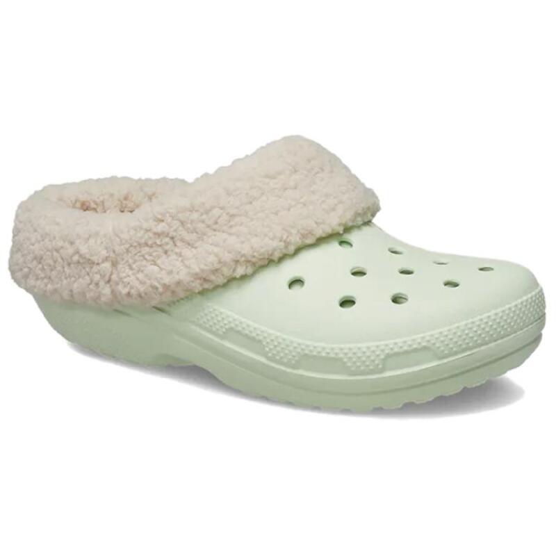 Crocs Fashion Classic Flower Roll Hole Shoes Women's Green