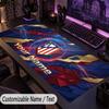 Custom Text Big Mousepad, Extended Desk Pad For Laptop Work GameAtletico Madrid FC