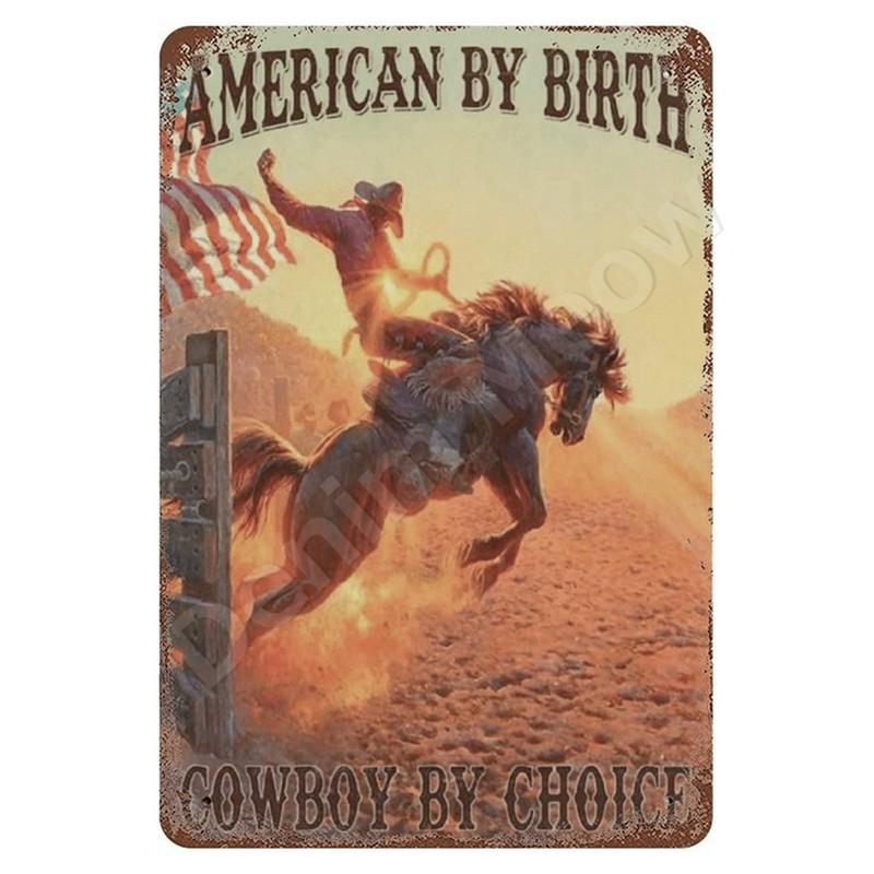 West Cowboy Tin Sign, I'm Your Huckleberry Vintage Metal Sign, Wall Art Poster, Dominic Sign for Bar, Garage, Cafe, Decor