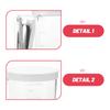 4-Cup Batter Mixing Jug Dispenser with Squeeze Handle Portion Control Non-Drip Pouring for Pancakes Waffles Cupcakes Crepes Mini